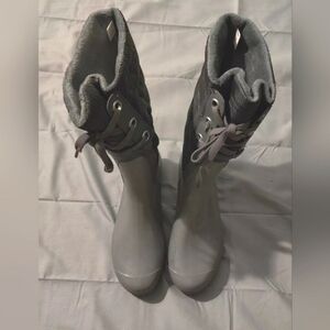 Women's Size 8 Winter Boots Gray Unbranded